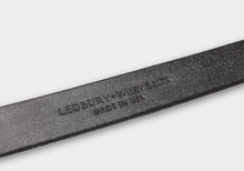 Load image into Gallery viewer, The Black Millington Belt with White Bronze
