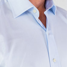 Load image into Gallery viewer, The Blue Fine Twill Mid-Spread Dress Shirt Dress Shirt- Ledbury