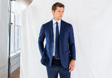 Load image into Gallery viewer, The Blue Fine Twill Mid-Spread Dress Shirt Dress Shirt- Ledbury