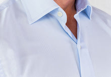 Load image into Gallery viewer, The Blue Fine Twill Mid-Spread Dress Shirt Dress Shirt- Ledbury