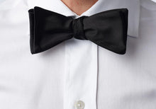 Load image into Gallery viewer, The Black Monroe Bow Tie