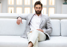 Load image into Gallery viewer, The Khaki Seely Check Sport Coat Blazer- Ledbury