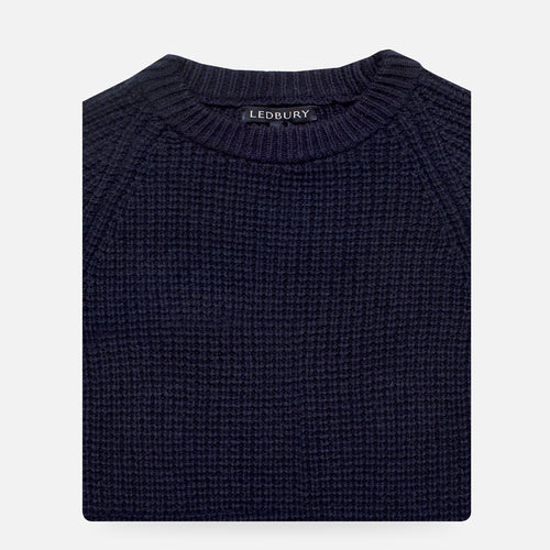 The Navy Middleton Crew Neck Sweater