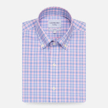 Load image into Gallery viewer, The Pink Fairford Performance Check Casual Shirt Casual Shirt- Ledbury