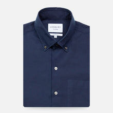 Load image into Gallery viewer, The Dark Blue Short Sleeve Snyder Fine Denim Casual Shirt Casual Shirt- Ledbury