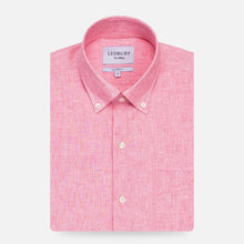 Load image into Gallery viewer, The Red Short Sleeve Covington Cotton Linen Casual Shirt Casual Shirt- Ledbury