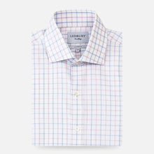 Load image into Gallery viewer, The Lilac Birchcrest Check Dress Shirt Dress Shirt- Ledbury