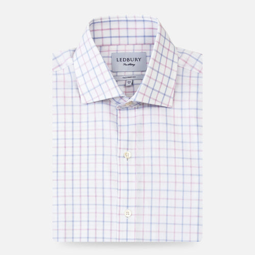 The Lilac Birchcrest Check Dress Shirt Dress Shirt- Ledbury