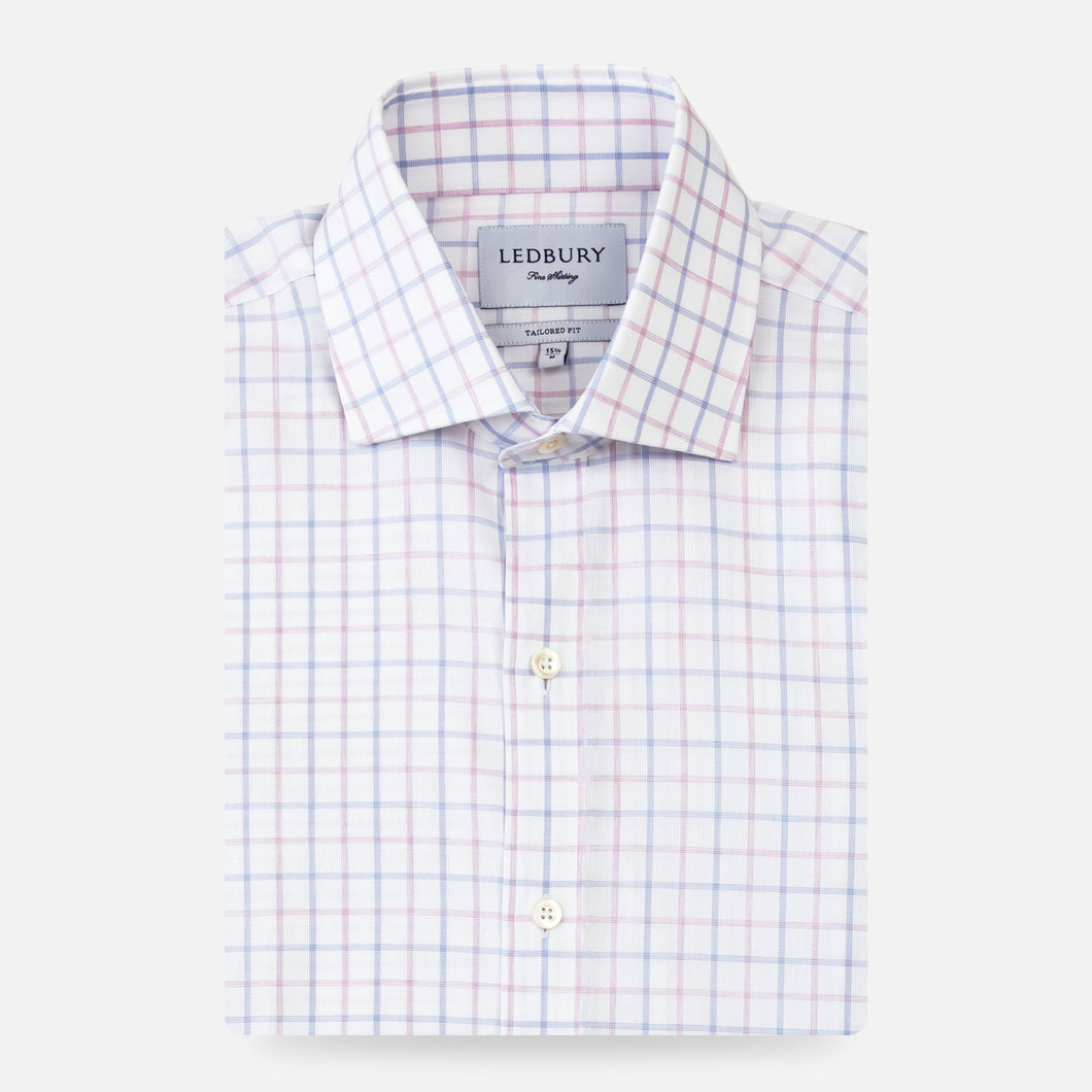 The Lilac Birchcrest Check Dress Shirt Dress Shirt- Ledbury