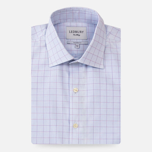 The Violet Balmoral Check Dress Shirt Dress Shirt- Ledbury