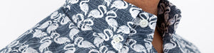 The Navy Greenhaven Print Casual Shirt Casual Shirt- Ledbury