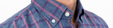 Load image into Gallery viewer, The Currant Rowan Cotton Linen Windowpane Casual Shirt Casual Shirt- Ledbury