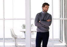 Load image into Gallery viewer, The Grey Heather Woodside Crew Neck Sweater