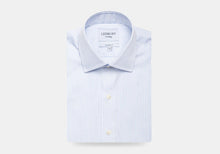 Load image into Gallery viewer, The Light Blue Anderson Fine Twill Stripe Dress Shirt