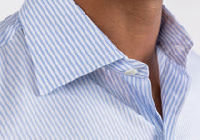 Load image into Gallery viewer, The Light Blue Anderson Fine Twill Stripe Dress Shirt