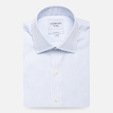 Load image into Gallery viewer, The Light Blue Anderson Fine Twill Stripe Dress Shirt