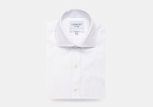 Load image into Gallery viewer, The White Ashby Stripe Dress Shirt