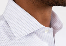 Load image into Gallery viewer, The White Ashby Stripe Dress Shirt