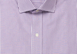 The Purple Coleridge Box Check Dress Shirt