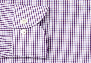 The Purple Coleridge Box Check Dress Shirt