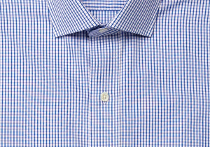 The Blue Coleridge Box Check Dress Shirt