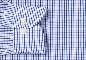The Blue Coleridge Box Check Dress Shirt