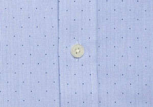 The Blue Conlon Dot Dress Shirt Dress Shirt- Ledbury