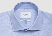 Load image into Gallery viewer, The Blue Conlon Dot Dress Shirt Dress Shirt- Ledbury