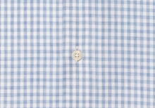 Load image into Gallery viewer, The Light Blue Crosswell Brushed Gingham Casual Shirt