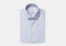 Load image into Gallery viewer, The Light Blue Crosswell Brushed Gingham Casual Shirt