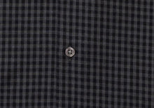 Load image into Gallery viewer, The Charcoal Heather Crosswell Brushed Gingham Casual Shirt
