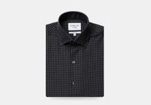Load image into Gallery viewer, The Charcoal Heather Crosswell Brushed Gingham Casual Shirt
