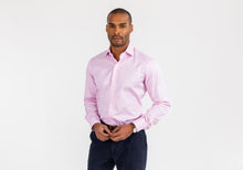 Load image into Gallery viewer, The Pink Danvers Houndstooth Dress Shirt