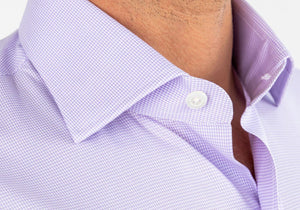 The Lavender Danvers Houndstooth Dress Shirt