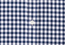 Load image into Gallery viewer, The Navy Denman Gingham Casual Shirt Casual Shirt- Ledbury