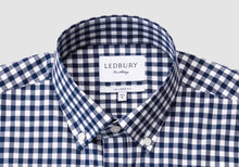 Load image into Gallery viewer, The Navy Denman Gingham Casual Shirt Casual Shirt- Ledbury