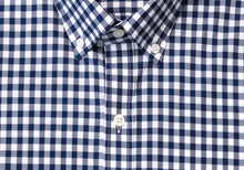 Load image into Gallery viewer, The Navy Denman Gingham Casual Shirt Casual Shirt- Ledbury
