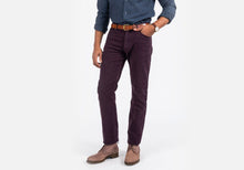 Load image into Gallery viewer, The Oxblood Franklin  5-Pocket Moleskin Pant