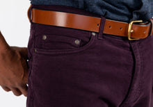 Load image into Gallery viewer, The Oxblood Franklin  5-Pocket Moleskin Pant