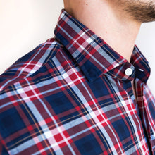 Load image into Gallery viewer, The Red Gennett Plaid Casual Shirt Casual Shirt- Ledbury