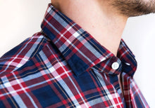Load image into Gallery viewer, The Red Gennett Plaid Casual Shirt Casual Shirt- Ledbury