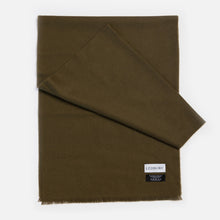 Load image into Gallery viewer, The Dark Khaki Hampden Merino Scarf