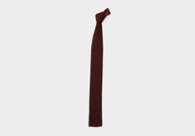 Load image into Gallery viewer, The Burgundy Harlow Knit Tie