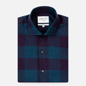 The Blackberry Kenesaw Flannel Casual Shirt Casual Shirt- Ledbury