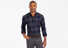 Load image into Gallery viewer, The Navy Kenesaw Flannel Casual Shirt