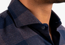 Load image into Gallery viewer, The Navy Kenesaw Flannel Casual Shirt
