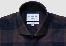 Load image into Gallery viewer, The Navy Kenesaw Flannel Casual Shirt