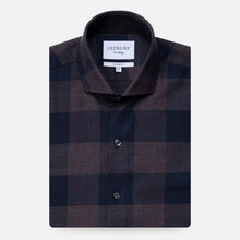 Load image into Gallery viewer, The Navy Kenesaw Flannel Casual Shirt