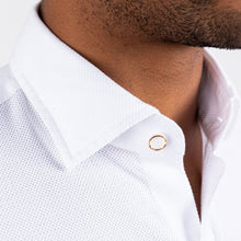Load image into Gallery viewer, The White Kent Sport Texture Dress Shirt