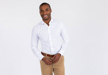 Load image into Gallery viewer, The White Kent Sport Texture Dress Shirt